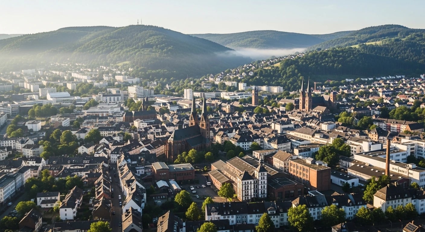 Remscheid Bergisches Land Viadukt – Handwerkerunterkünfte in der Höhenstadt